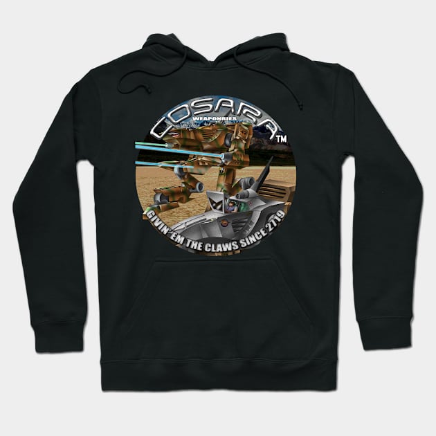 Cosara Weaponries- Pebble Crab Hoodie by Oswald's Oddities